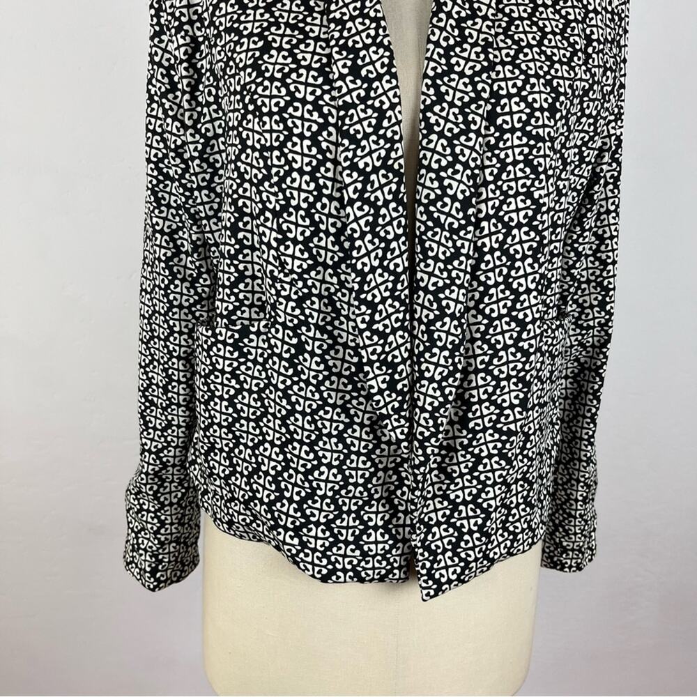 Feathers By Tolani Pattern Open Front Cardigan Ja… - image 4